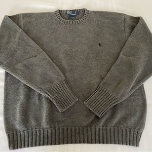 Ralph Lauren Polo Gray Cotton crewneck Sweater